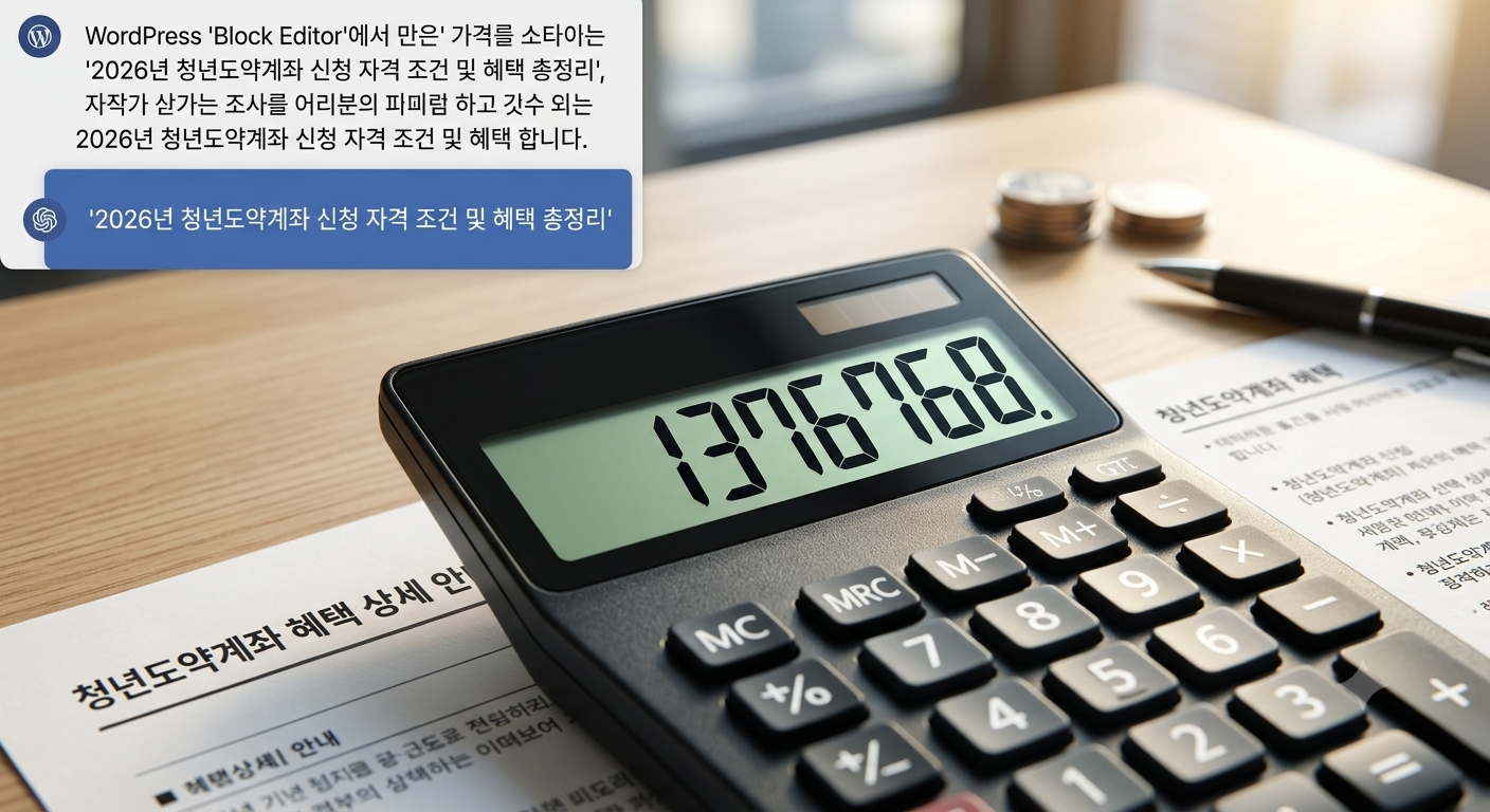 2026년 청년도약계좌 신청 자격 조건 및 혜택 완화 총정리